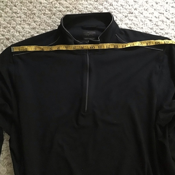 ⛳️L/S Lightweight 1/4 Zip Mock Pullover - Picture 4 of 6